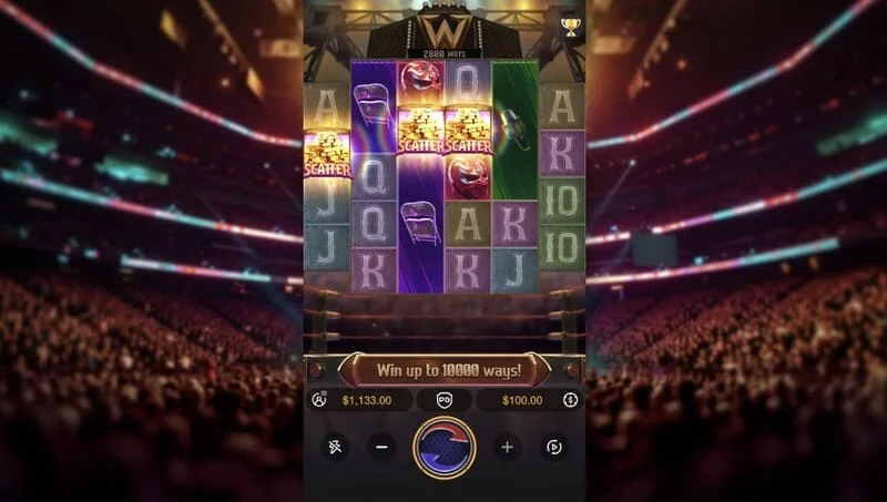 Reel Royale Showdown - čtyři Scatter symboly, spuštění bonusového kola